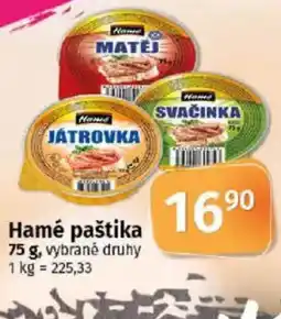 Coop Hamé paštika nabídka