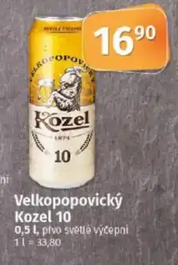 Coop Velkopopovický Kozel 10 nabídka
