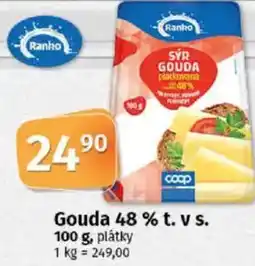 Coop Ranko Gouda 48 % t. v s. nabídka