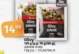 Coop Dle Gusta Olivy nabídka