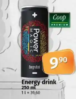 Coop Energy drink nabídka