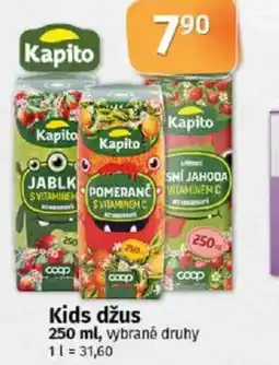 Coop Kids džus nabídka