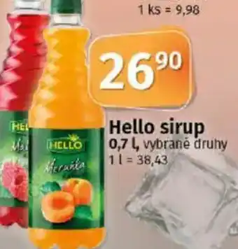 Coop Hello sirup nabídka