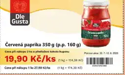 Coop Červená paprika nabídka