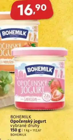 Coop BOHEMILK Opočenský jogurt nabídka