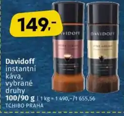 Coop Davidoff instantní káva nabídka
