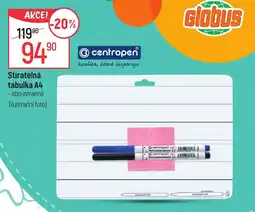 Globus Stíratelná tabulka A4 nabídka