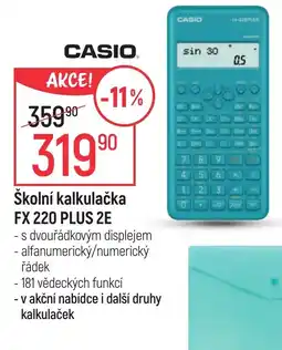Globus CASIO Školní kalkulačka FX 220 Plus 2E nabídka