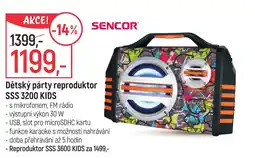Globus SENCOR Dětský párty reproduktor SSS 3200 Kids nabídka