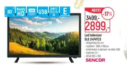Globus SENCOR Led televizor SLE 2474TCS nabídka
