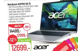 Globus Notebook ASPIRE GO 15 nabídka