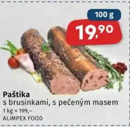 Coop Paštika nabídka