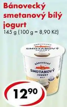 CBA Bánovecký smetanový bílý jogurt, 145 g nabídka