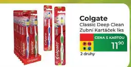 Tamda Foods Colgate Classic Deep Clean Zubní kartáček 1ks nabídka