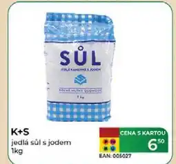Tamda Foods K+S jedlá sůl s jodem 1kg nabídka