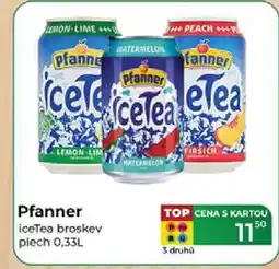 Tamda Foods Pfanner iceTea broskev plech 0,33L nabídka