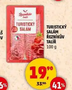 Penny Market TURISTICKÝ SALÁM ŘEZNÍKŮV TALÍŘ, 100 g nabídka