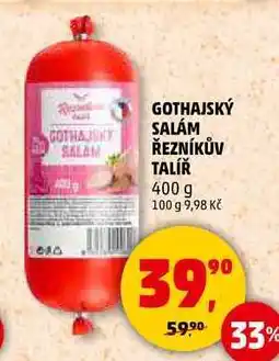 Penny Market GOTHAJSKÝ SALÁM ŘEZNÍKŮV TALÍŘ, 400 g nabídka