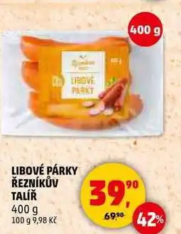 Penny Market LIBOVÉ PÁRKY ŘEZNÍKŮV TALÍŘ, 400 g nabídka