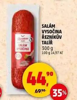 Penny Market SALÁM VYSOČINA ŘEZNÍKŮV TALÍŘ, 300 g nabídka