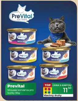 Tamda Foods Prevital Mousse konzerva pro kočky 85g nabídka