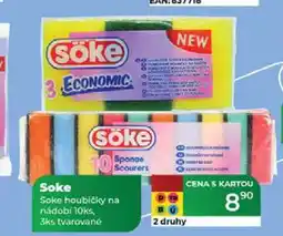 Tamda Foods Soke houbičky na nádobí 10ks, 3ks tvarované nabídka