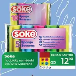 Tamda Foods Soke houbičky na nádobí 5ks/10ks tvarované nabídka
