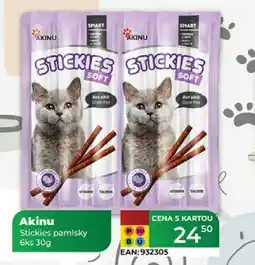 Tamda Foods Akinu Stickies pamlsky 6ks 30g nabídka