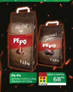 Tamda Foods Pe-Po grilovací brikety 2,5kg dřevěné uhlí 2,5kg nabídka