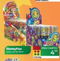 Tamda Foods JimmyFox spray candy 25ml nabídka