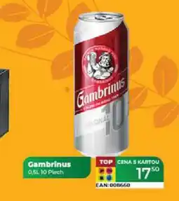Tamda Foods Gambrinus 0.5L 10 Plech nabídka