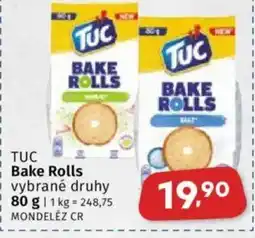 Coop TUC Bake Rolls nabídka