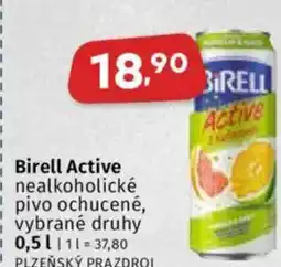 Coop Birell Active i nealkoholické pivo ochucené nabídka