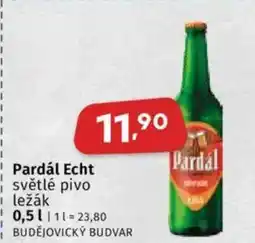 Coop Pardál Echt světlé pivo ležák nabídka
