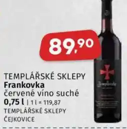 Coop TEMPLÁŘSKÉ SKLEPY Frankovka nabídka