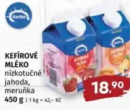 Coop Ranko Kefírové mléko nízkotučné jahoda, meruňka nabídka