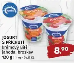 Coop Ranko Jogurt s příchutí krémový bifi jahoda, broskev nabídka