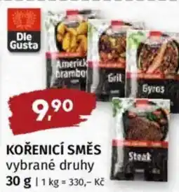 Coop Kořenicí směs nabídka