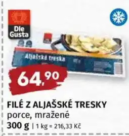 Coop Filé z aljašské tresky porce, mražené nabídka