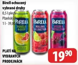 Partner Maloobchodní síť Birell ochucený nabídka