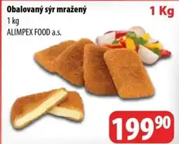 Partner Maloobchodní síť Obalovaný sýr mražený nabídka