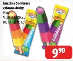 Partner Maloobchodní síť Zmrzlina Sombrero nabídka
