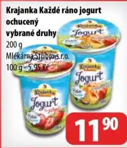 Partner Maloobchodní síť Krajanka Každé ráno jogurt ochucený nabídka
