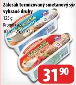Partner Maloobchodní síť Zálesák termizovaný smetanový sýr nabídka