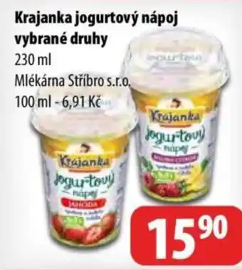 Partner Maloobchodní síť Krajanka jogurtový nápoj nabídka