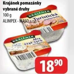Partner Maloobchodní síť Krajánek pomazánky nabídka
