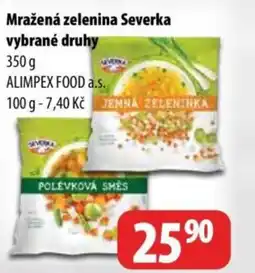 Partner Maloobchodní síť Mražená zelenina Severka nabídka
