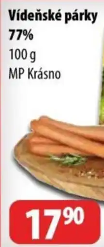 Partner Maloobchodní síť Vídeňské párky 77% nabídka