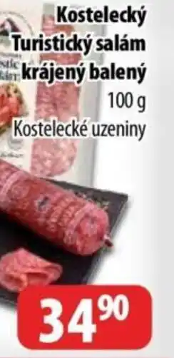Partner Maloobchodní síť Kostelecký Turistický salám krájený balený nabídka