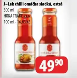 Partner Maloobchodní síť J-Lek chilli omáčka sladká, ostrá nabídka